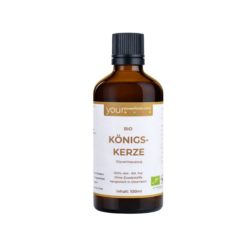 Bio vrbaska (divizma) kapi, biljna tinktura bez alkohola, certificirani organski (eko) proizvod, 100 ml