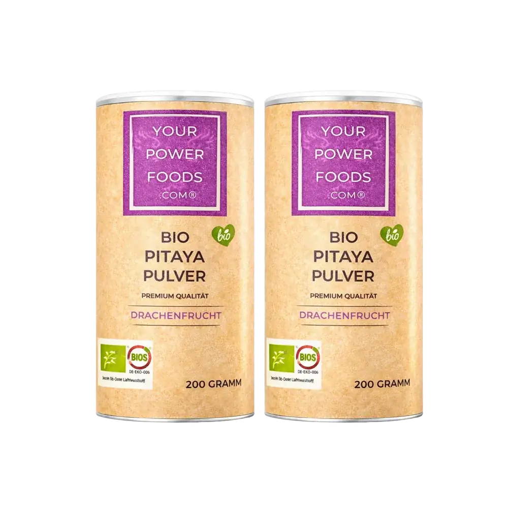 Bio Pitaya Prah Set 2 x 200g, crveni prah zmajskog voća, Red Dragon Powder