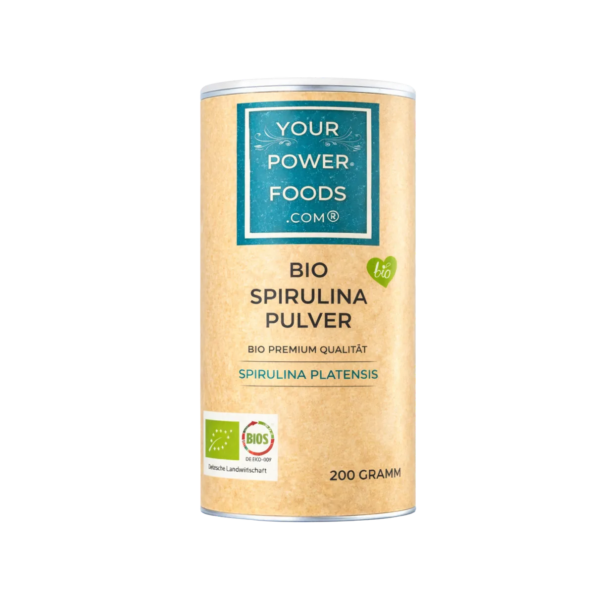Bio Spirulina Prah, vrhunske kvalitete, 200 g