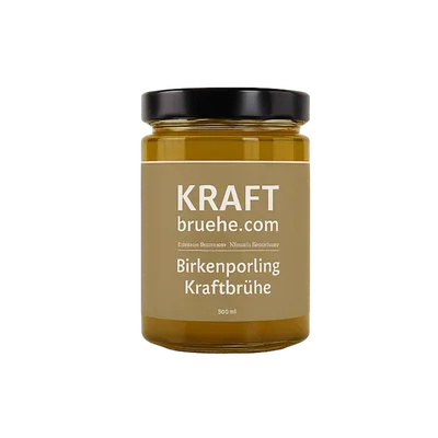 Birkenporling Kraftbrühe, 6x 500ml, zur Unterstützung bei Chemo Krebs Therapien