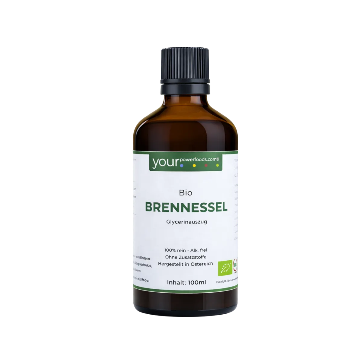 Bio Brennnessel Tinktur – alkoholfrei, Nettle Leaf, 100ml
