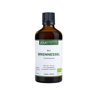 Bio Biljna Tinktura Koprive – bez alkohola, Nettle Leaf, sukladna, 100ml