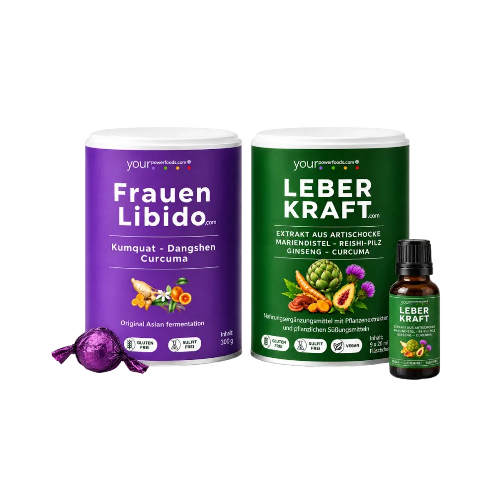 Ženski Power & Balance Set – Jetrena snaga & Ženski libido Bundle