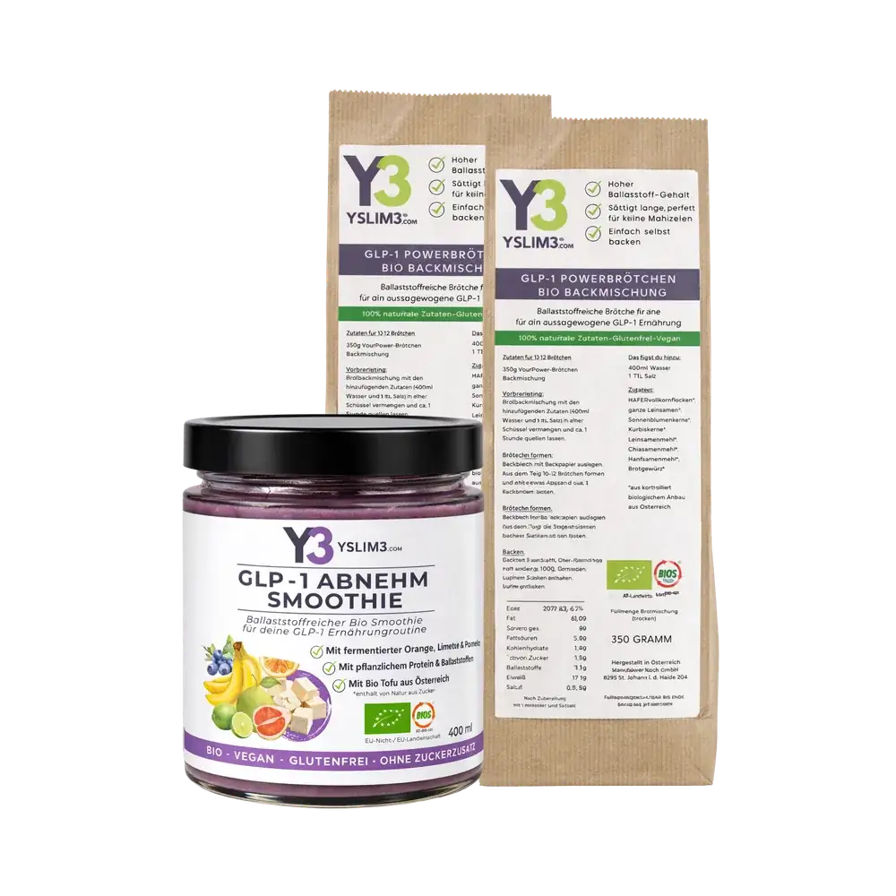GLP-1 Mršavljenje – 14-dnevni Challenge Bundle sa Smoothie napicima i Energetskim Kruhom