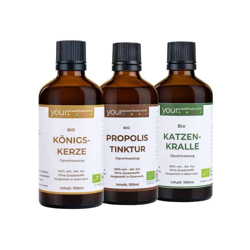 Immun Balance Bundle - Königskerze, Katzenkralle & Propolis