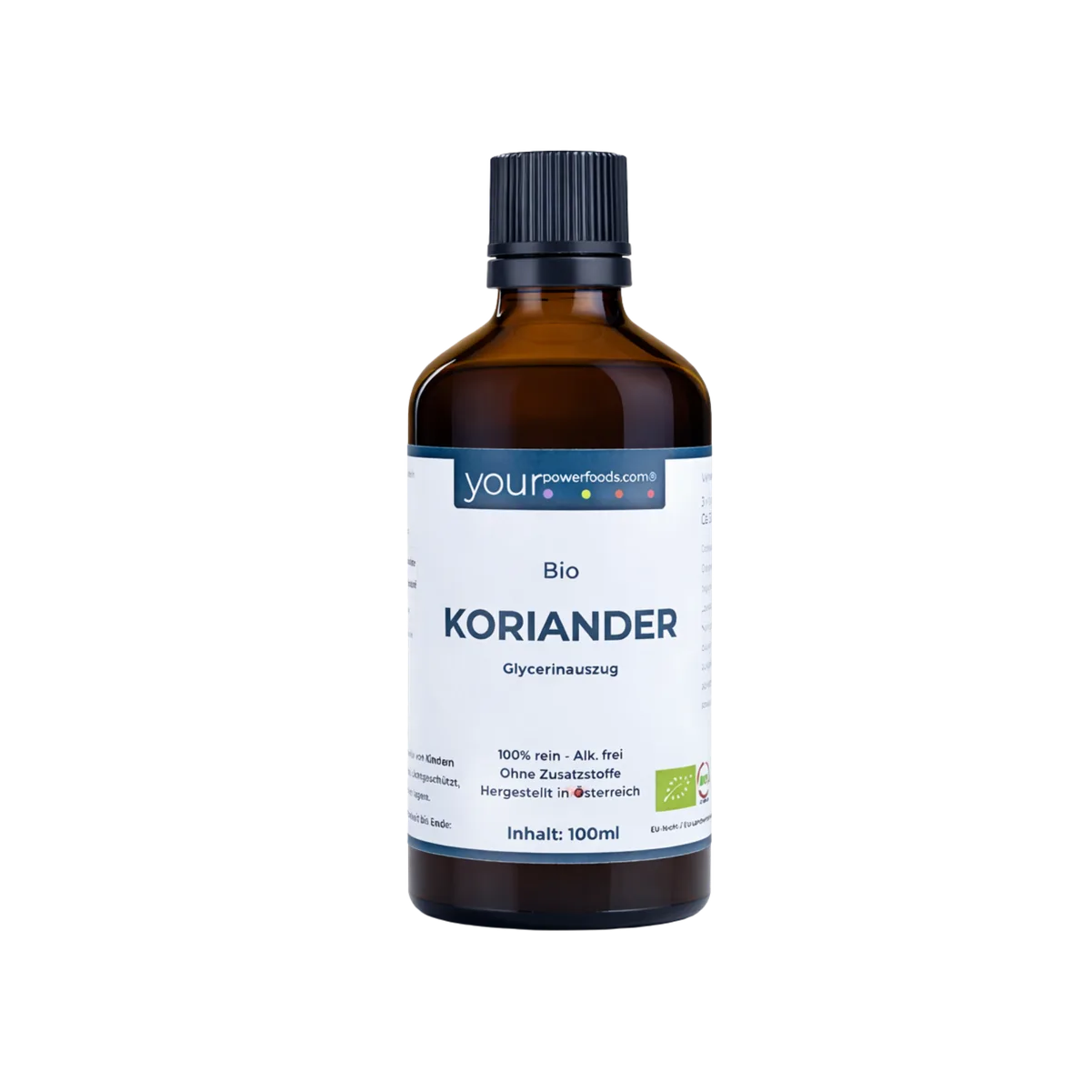 Bio Koriander Tinktur, Alkoholfrei, 100 ml
