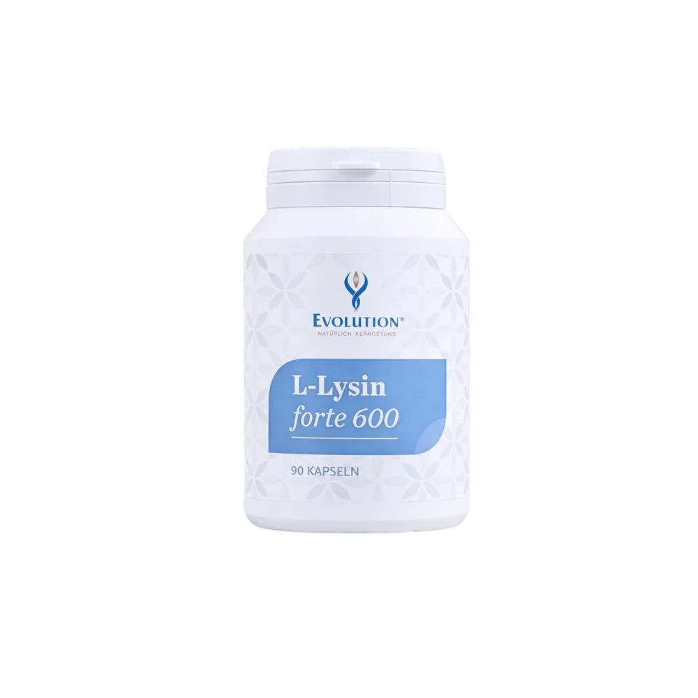 L-Lysin forte 600, veganski, bez laktoze, bez glutena, 90 kapsula
