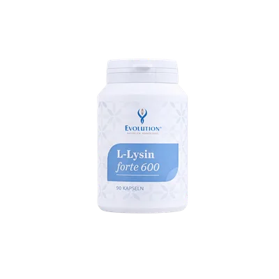 L-Lysin forte 600, veganski, bez laktoze, bez glutena, 90 kapsula