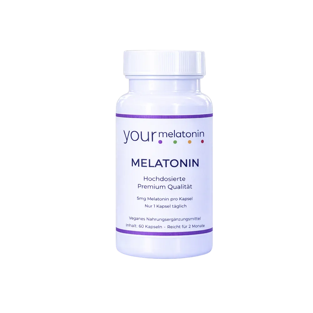 Melatonin 5mg, hochdosiert - 1 Packungen a' 60 Stk = 60 Tage