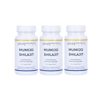 Mumijo Shilajit – 500 mg po kapsuli, povoljni set 2+1 gratis