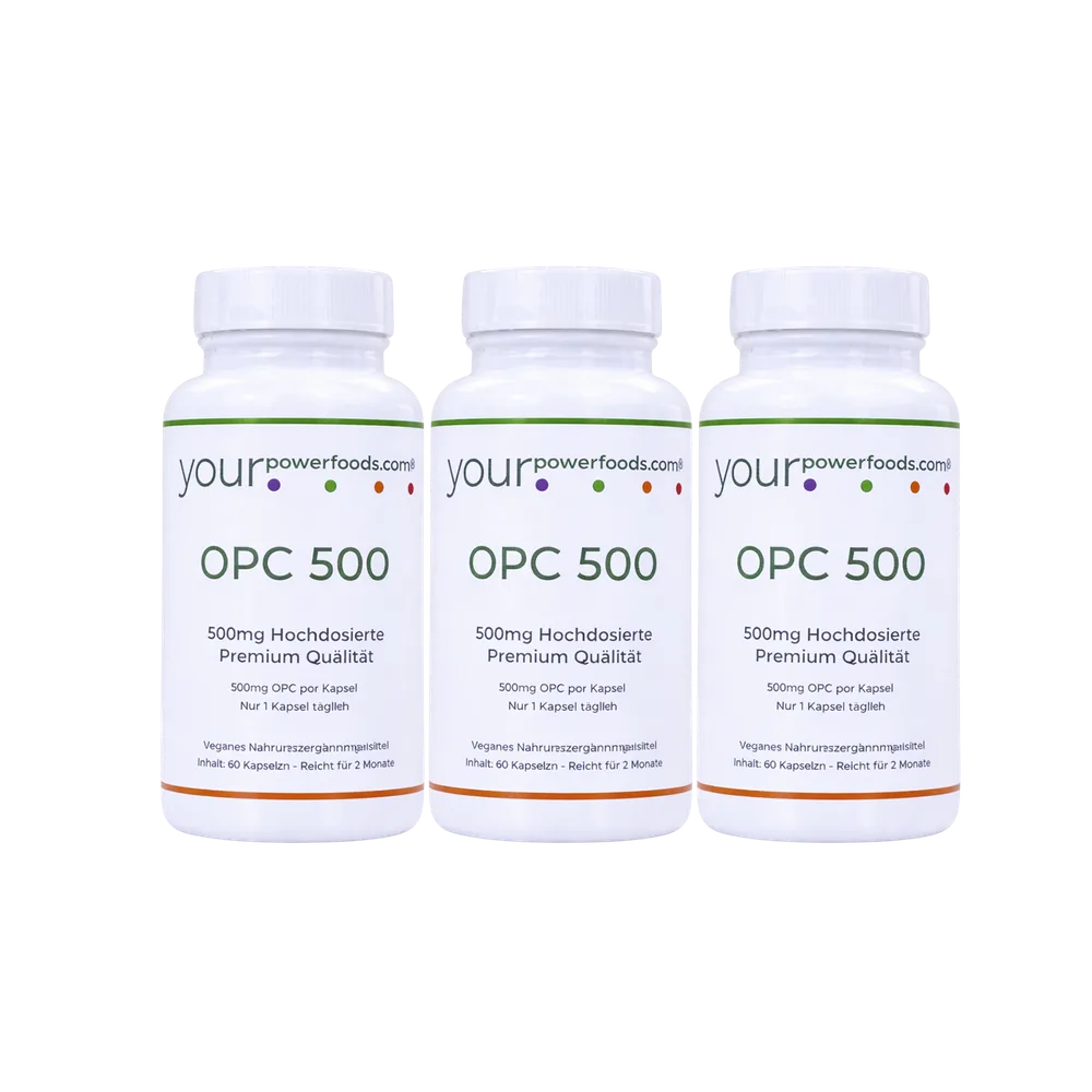 OPC visoke doze 500mg, ekstrakt koštica grožđa, 2+1 gratis