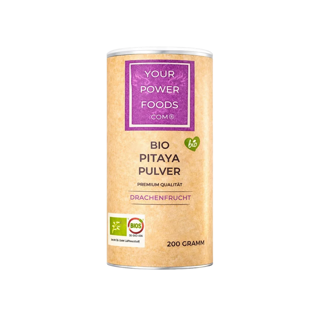Pitaya Prah, Bio, 200g, Crveni Prah od Zmajskog Voća, Red Dragon Powder