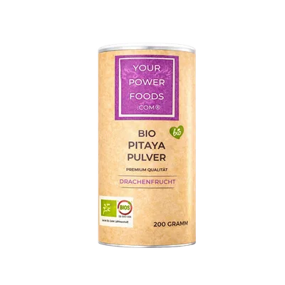 Pitaya Prah, Bio, 200g, Crveni Prah od Zmajskog Voća, Red Dragon Powder
