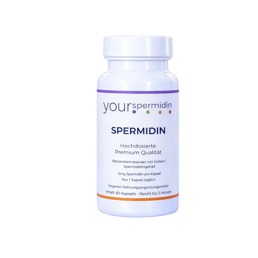 Spermidin – Premium kvaliteta, 5 mg visokodozirano, pakiranje za 2 mjeseca, 60 kapsula