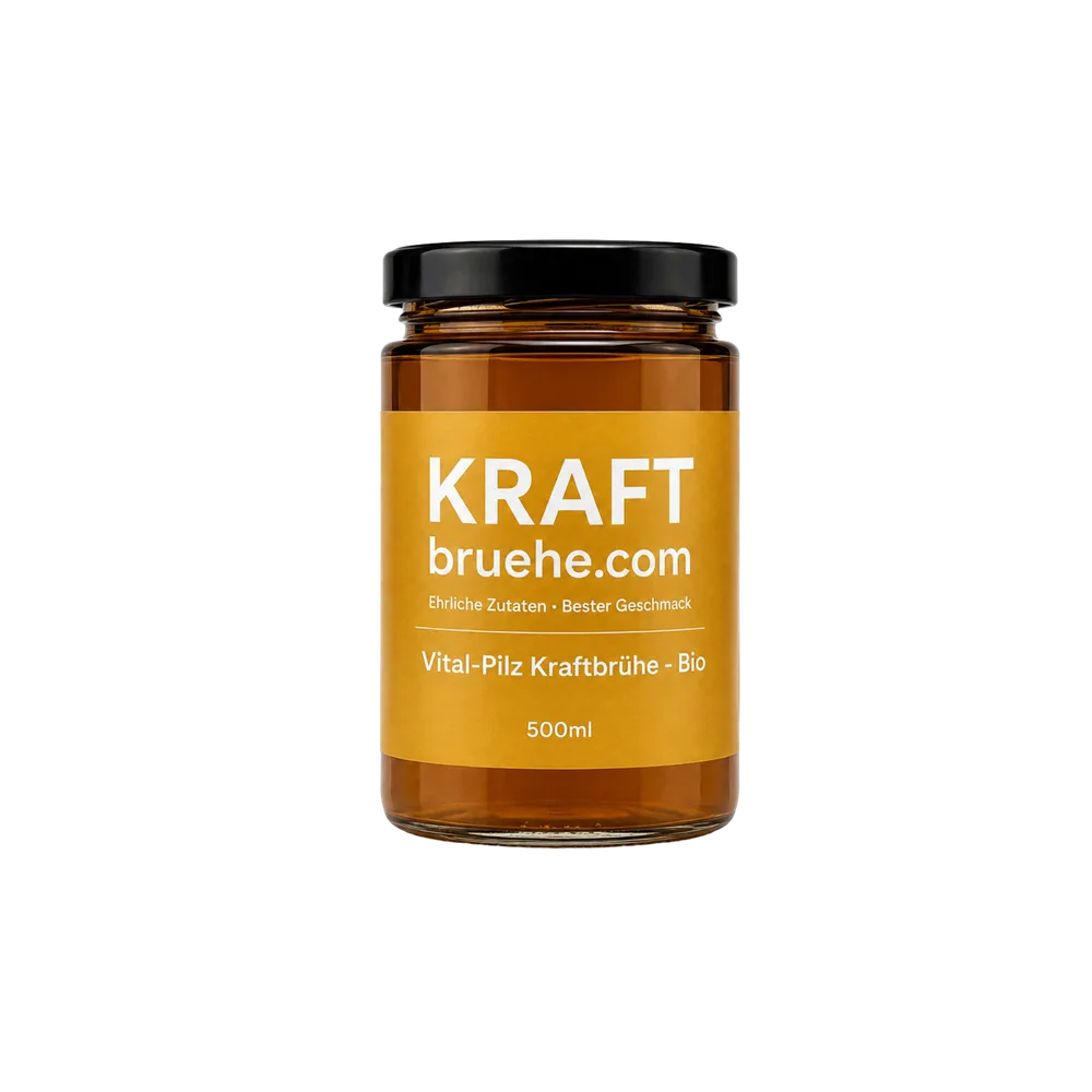 Vital Pilz Kraftbrühe – mit Shiitake, vegan, glutenfrei, Bio – 12 × 500 ml