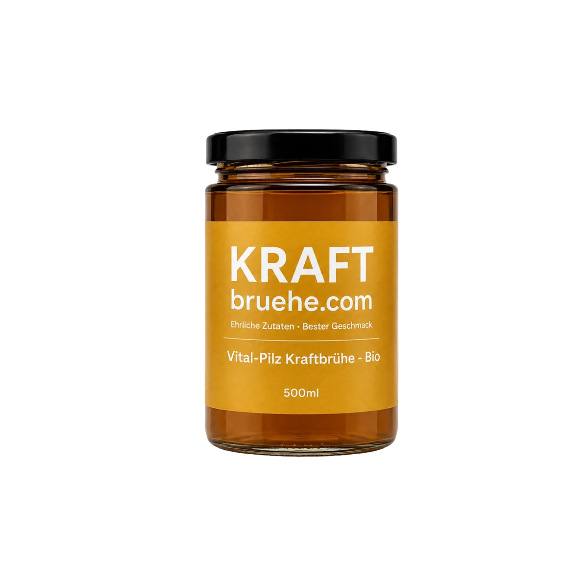 Vital Pilz Kraftbrühe – mit Shiitake, vegan, glutenfrei, konform, 6 x 500 ml