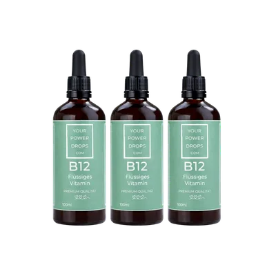 Vitamin B12, konform, hochdosiert, alkoholfrei, 2+1 Gratis