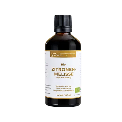 Bio tinktura matičnjaka – bez alkohola, Lemon Balm, 100 ml