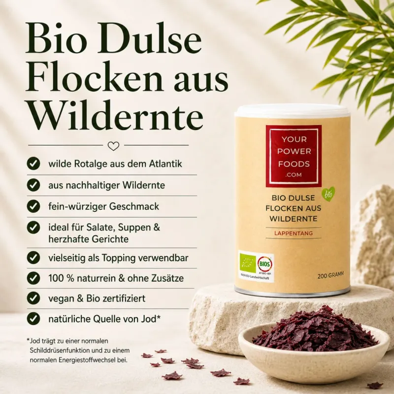 Bio Dulse Pahuljice iz divlje berbe, 200g