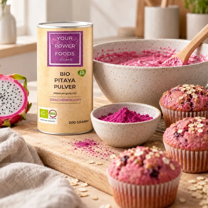 Pitaya prah, bio, 200 g, crveni prah zmajevine, Red Dragon Powder – slika proizvoda 3