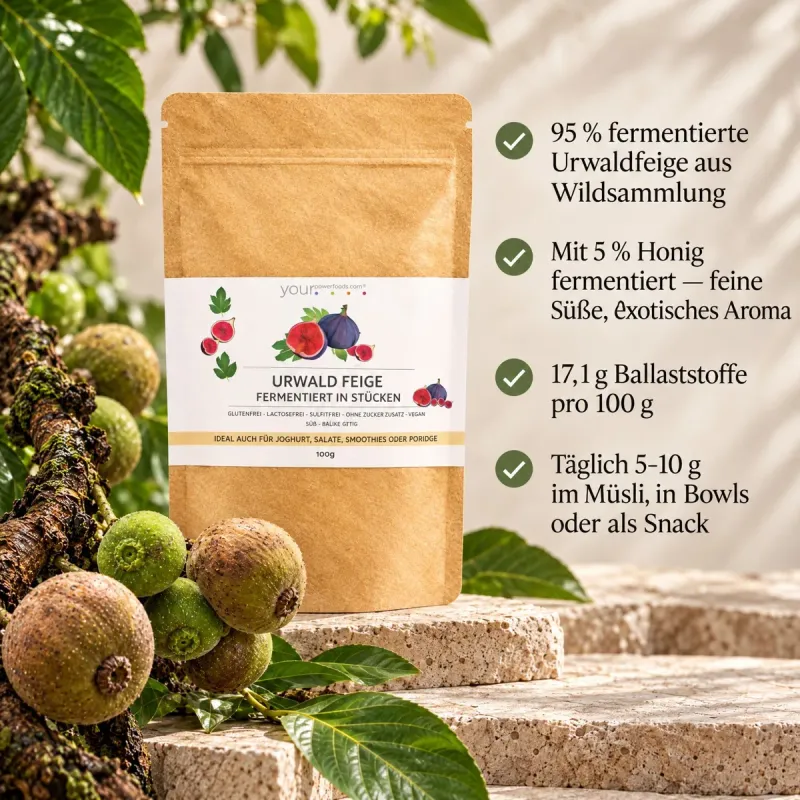 Urwald Feige fermentiert mit Honig, 100g