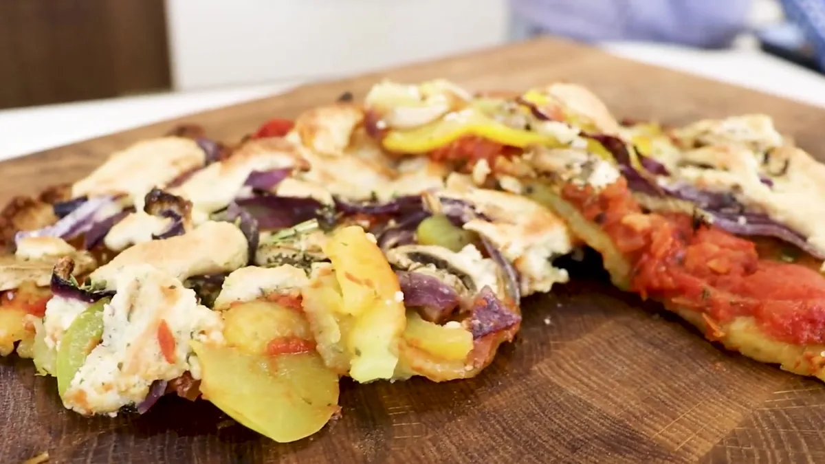 Pizza s tijestom od krumpira