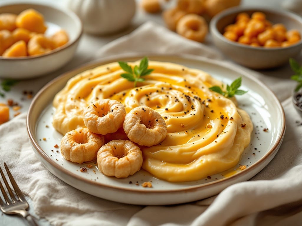 Goldene Kurkuma-Mandelmilch mit Datteln