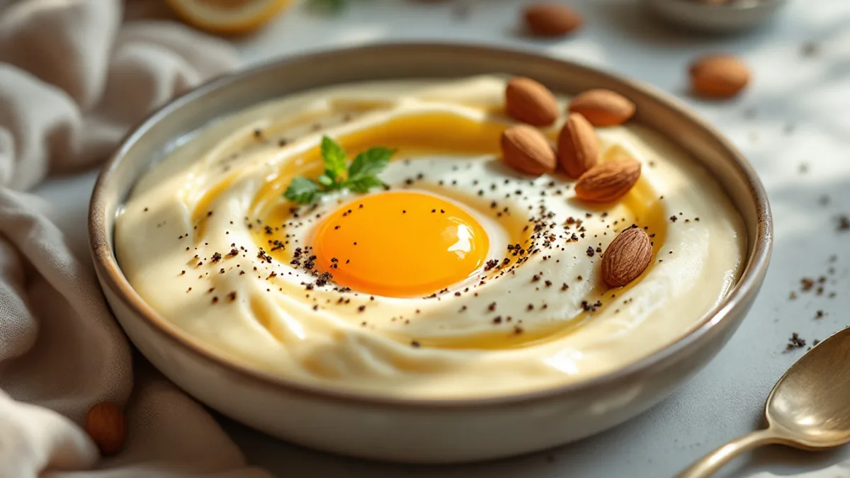 Goldene Kurkuma-Milch mit Mandel und Datteln