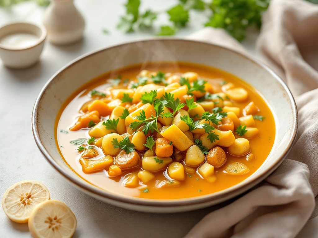 Curry od slanutka s kokosovim mlijekom i mrkvom