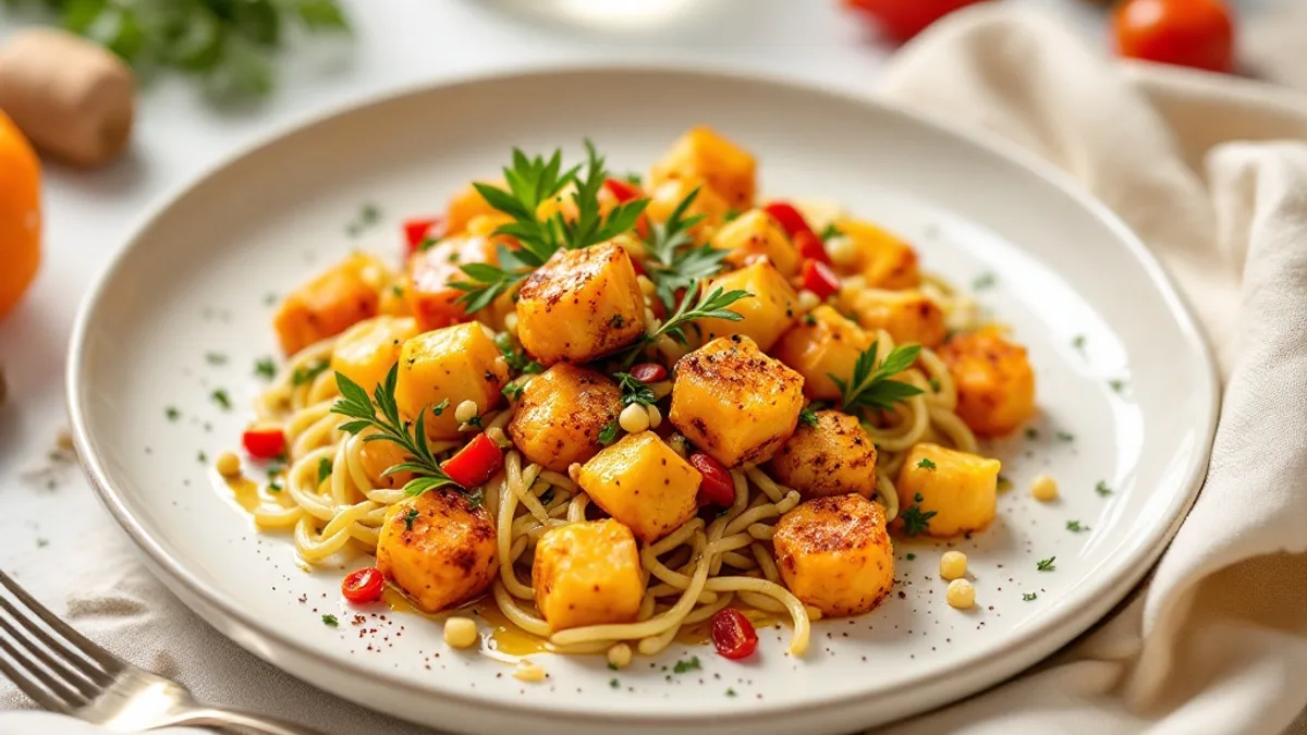 Knusprige Ofen-Kichererbsen mit Paprika und Thymian