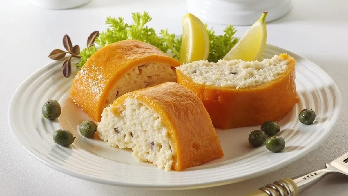 Lachs-Frischkäse-Terrine mit Räucherlachs