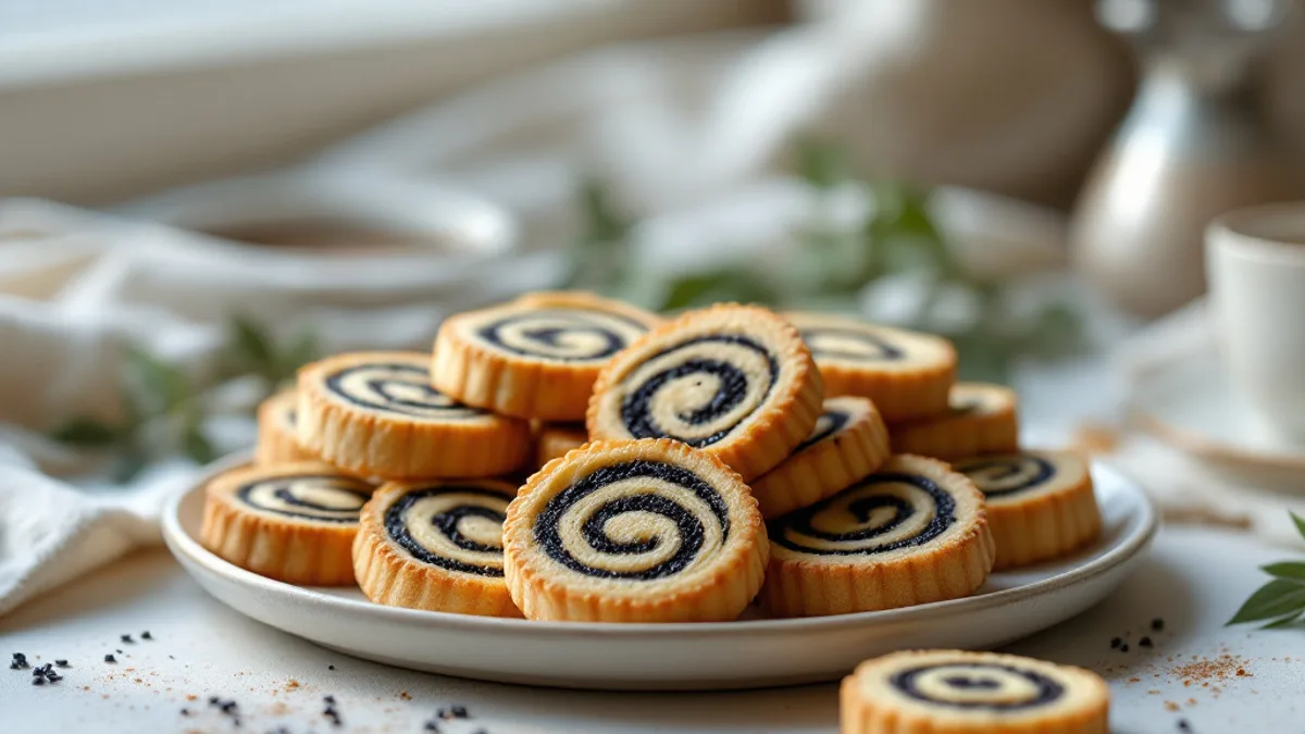Vollkorn-Mohn-Schnecken
