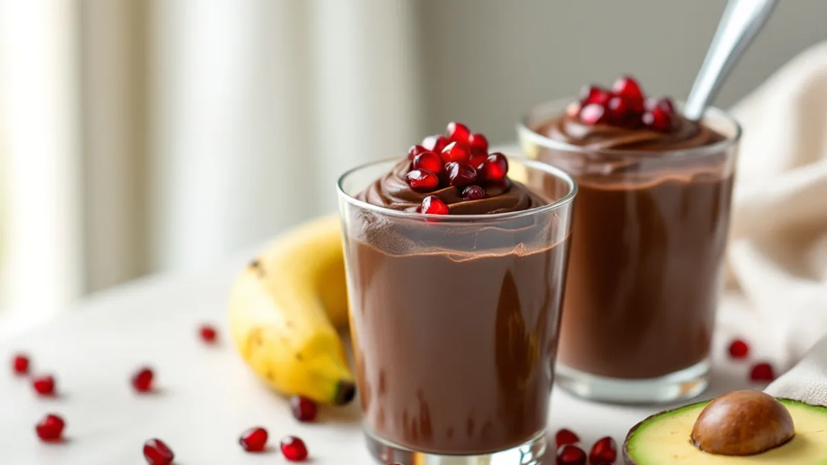 Kremasti čokoladni mousse s bananom i narom