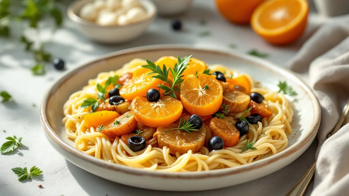 Ofen-Hendl mit Fenchel und Orange