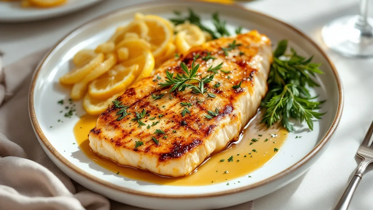 Ofen-Lachs mit Brokkoli und Knoblauch-Mandel-Kruste