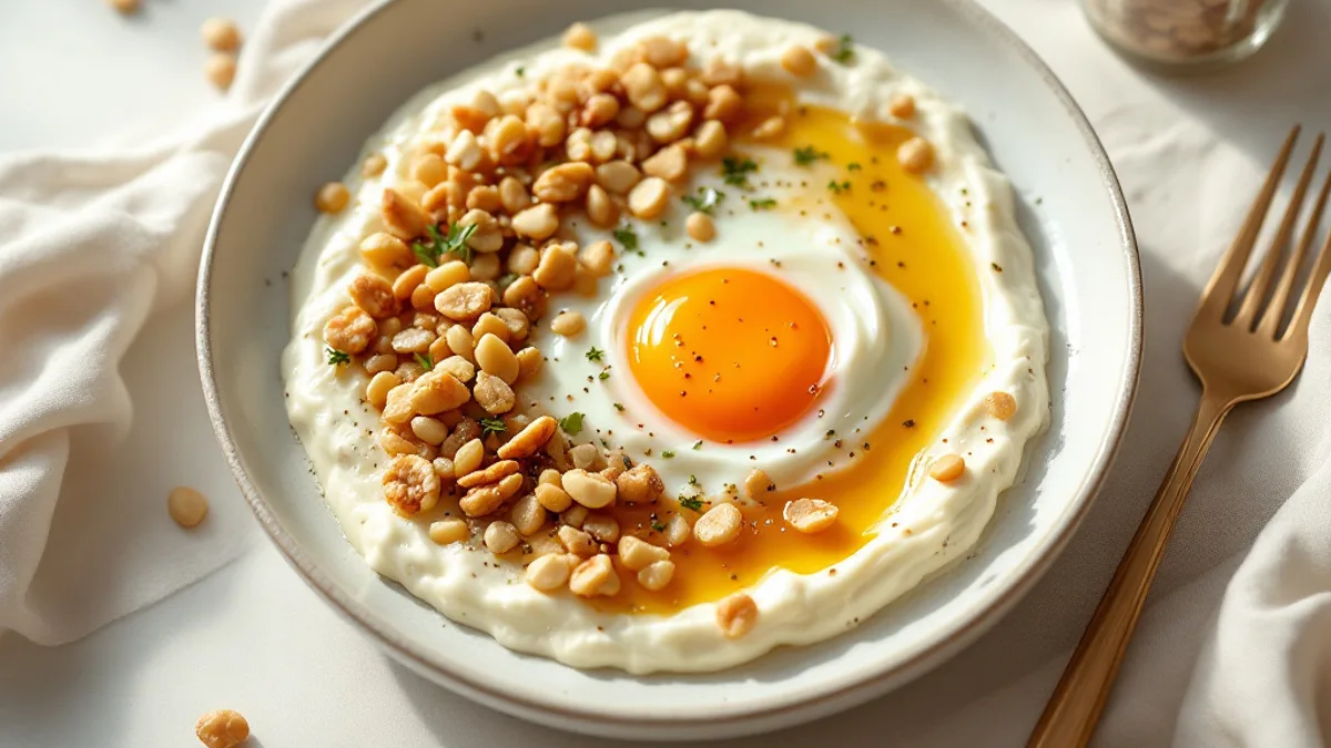 Ofen-Quitten mit Walnuss-Honig-Füllung und Joghurt