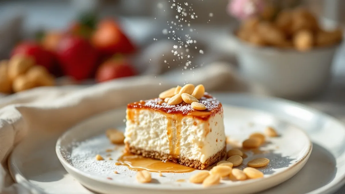 Sauerkirsch-Quark-Schichtdessert mit Haferknusper