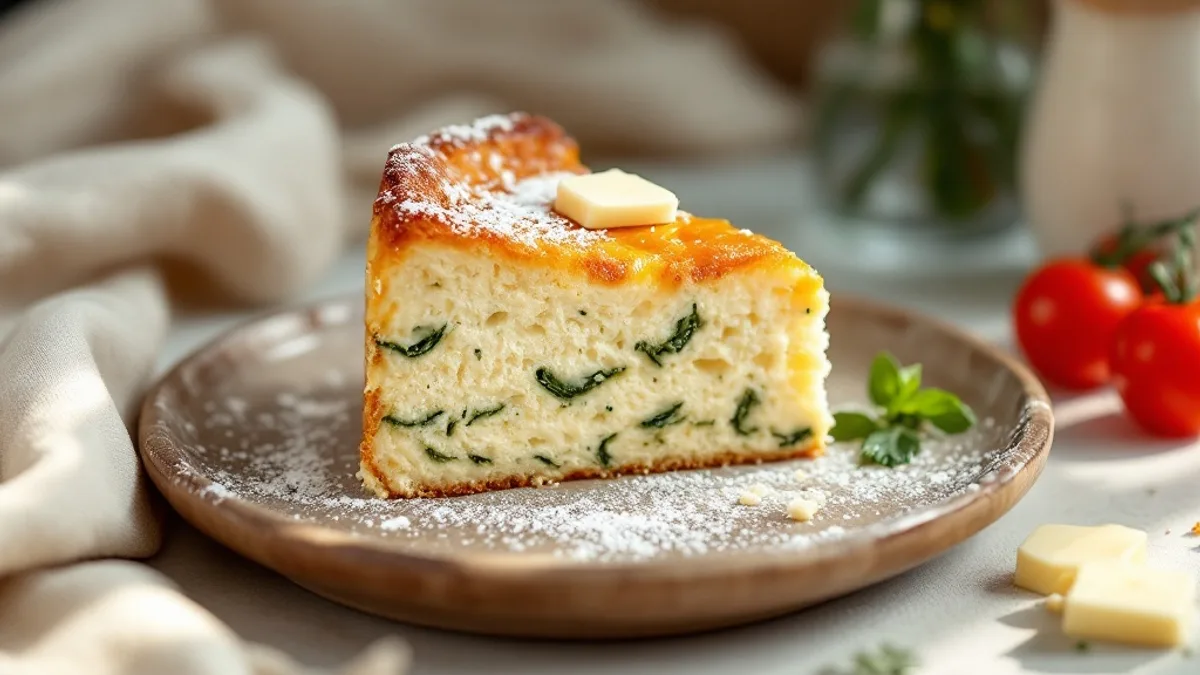 Herzhafter Spinat-Ricotta-Kuchen mit knusprigem Mürbeteig