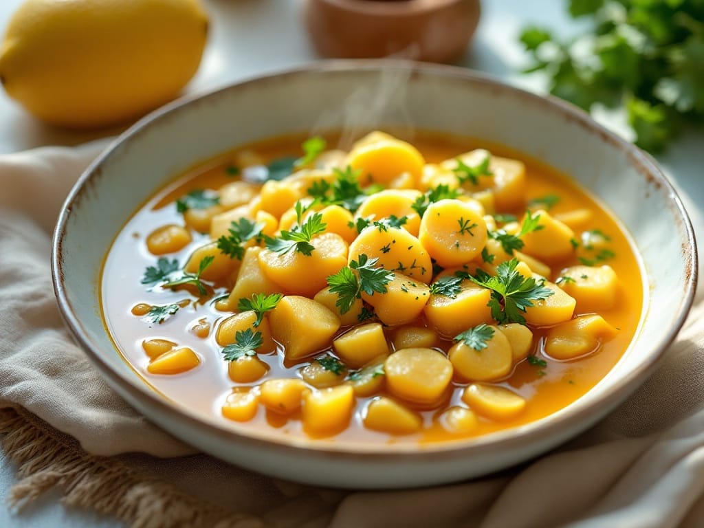 Süßkartoffel-Linsen-Curry mit Kokosmilch
