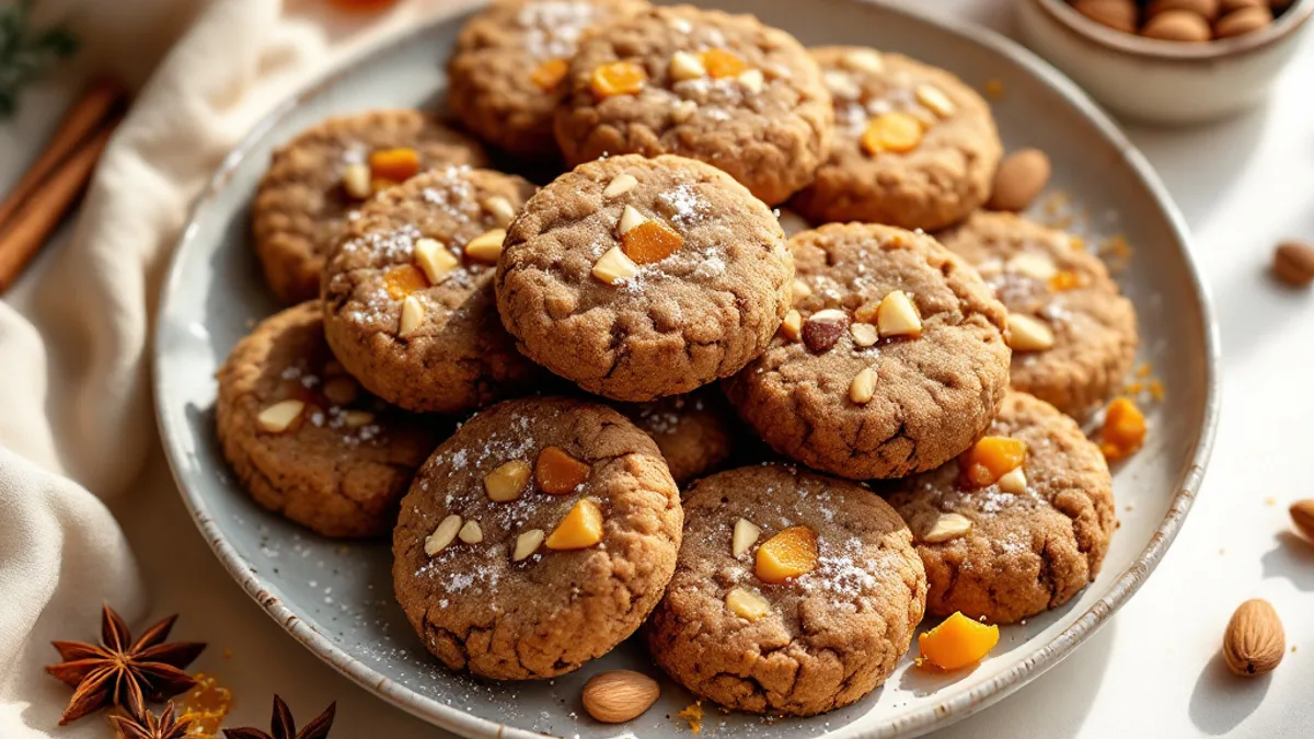 Božićni keksi, veganski i bez glutena