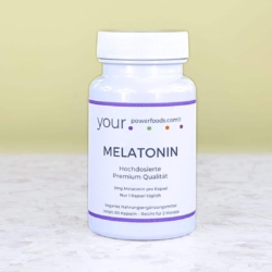 Melatonin 5mg, hochdosiert - 1 Packungen a' 60 Stk = 60 Tage