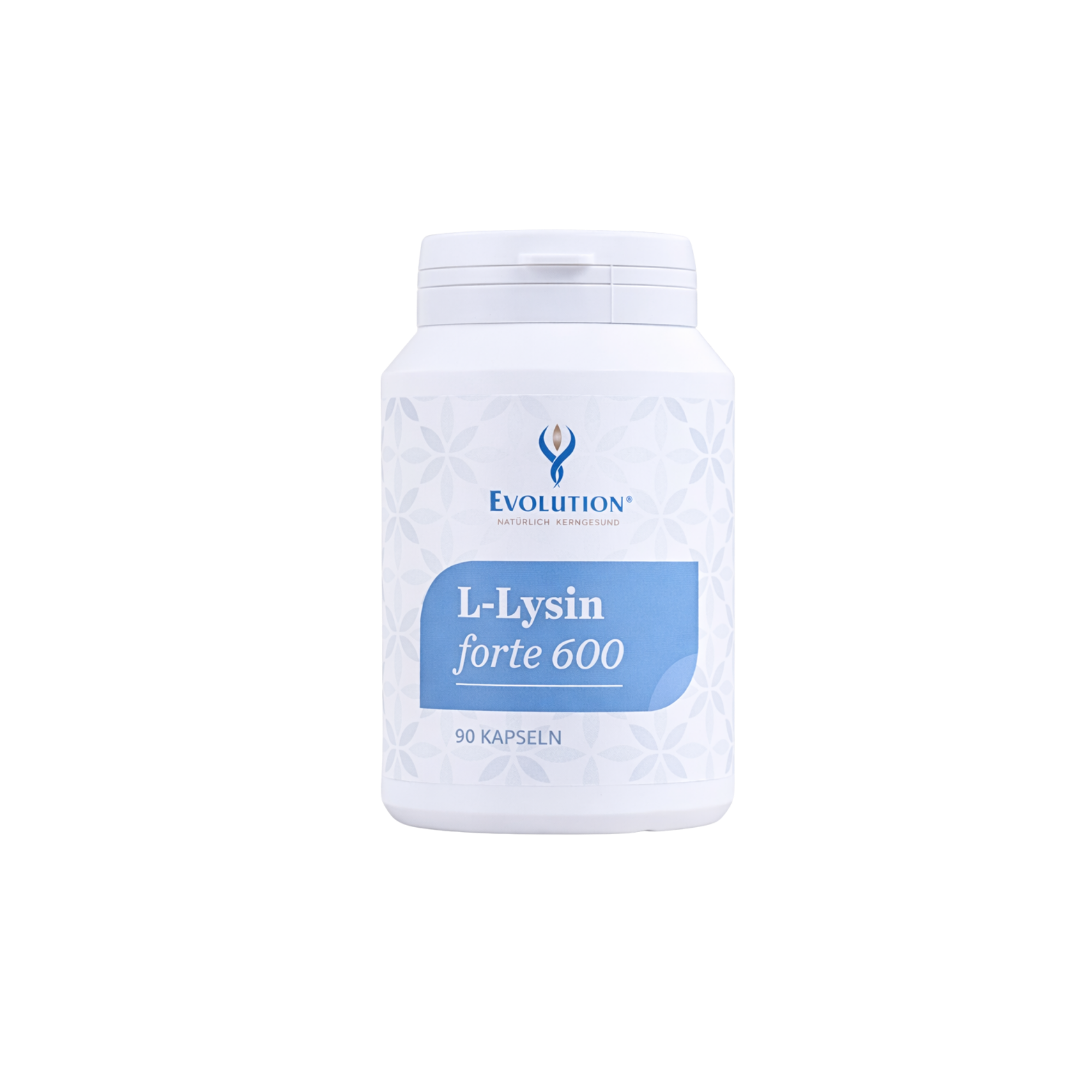 L-Lysin forte 600, Vegan, Lactosefrei, Glutenfrei, 90 Kapseln