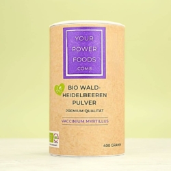 Bio Heidelbeeren Pulver – Premium Qualität, 400g
