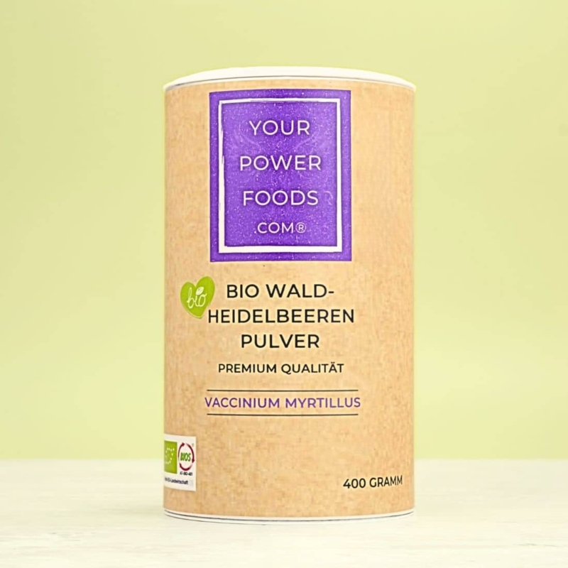 Bio Heidelbeeren Pulver – Premium Qualität, 400g