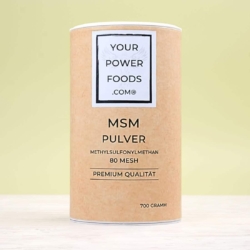 MSM Premium Qualität Pulver, 700 Gramm - 80 Mesh