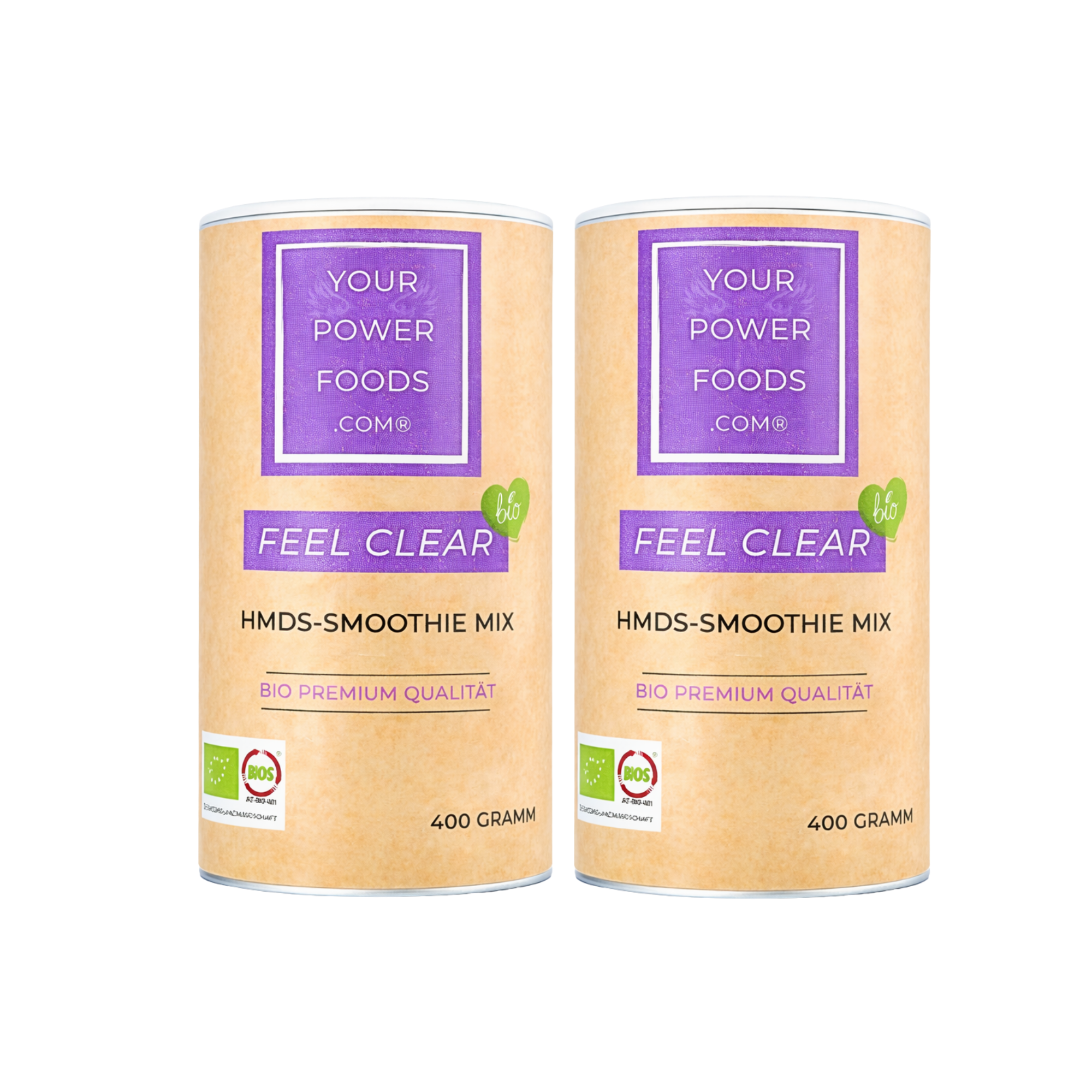 Feel Clear, HMDS – Powerfood Mix, 2 x 400g – Set