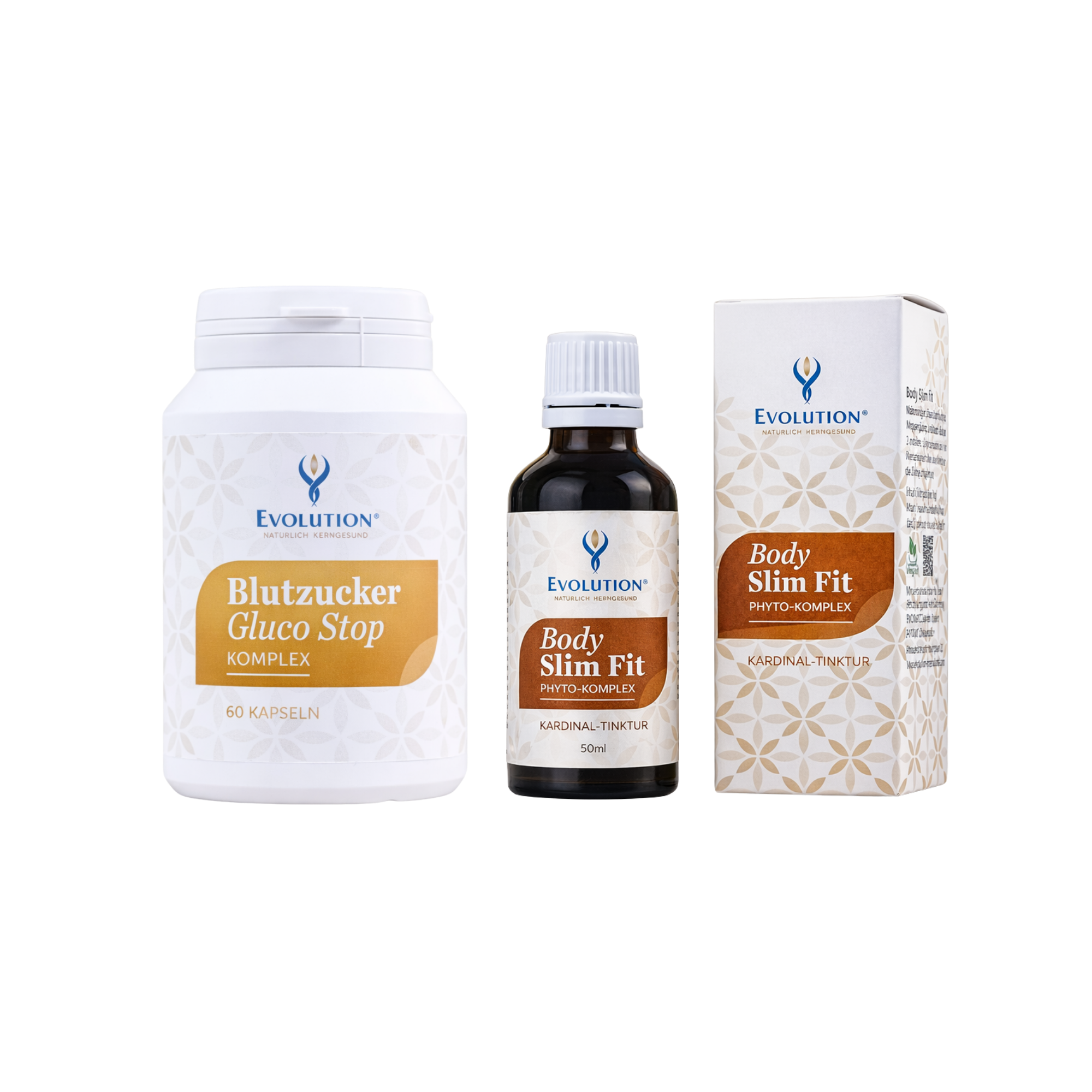 Body Slim Tinktur + Gluco Stop Komplex - Abnehmen leicht gemacht, Set