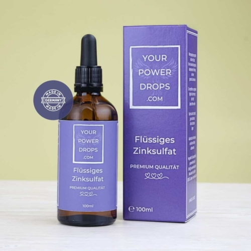 Zinksulfat flüssig, konform, alkoholfrei - Premium Qualität, 100ml
