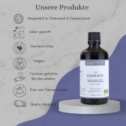 Bio Kardenwurzel Tinktur, alkoholfrei, 100ml