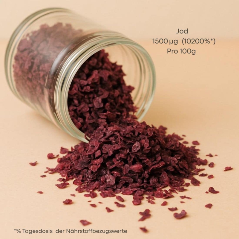 Bio Dulse Flocken aus Wildernte, Premium Qualität, 2 x 200g